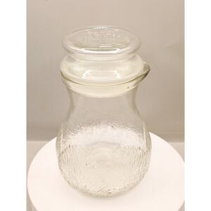 Vintage Hidden Valley Ranch Promo Salad Dressing Bottle Glass Cruet w Seal Top